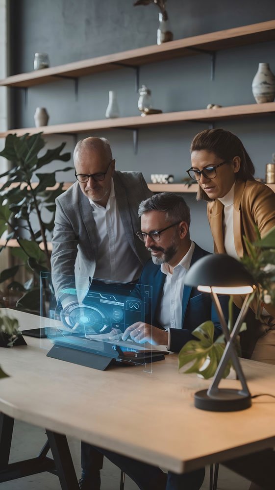 mid-adult-entrepreneur-team-using-futuristic-digital-tablet-office-